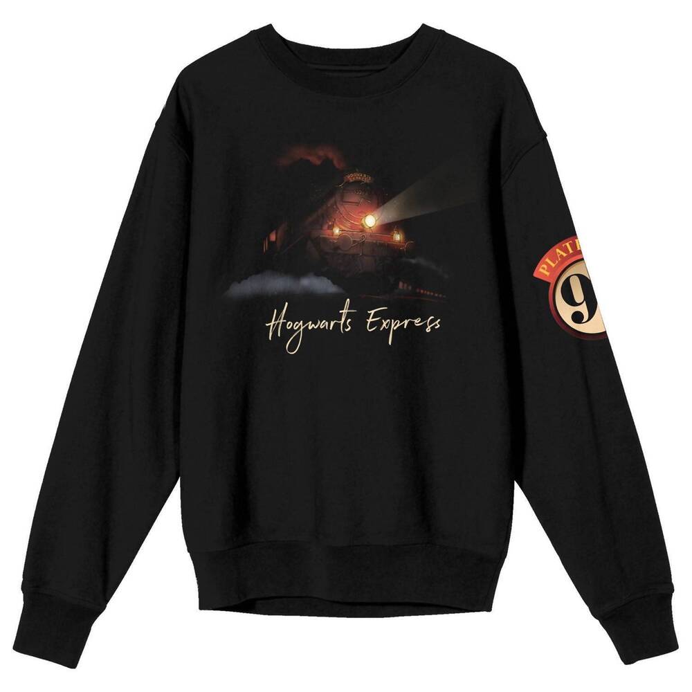 NEW BIOWORLD MERCHANDISING women's harry potter hogwarts express crew neck sweat
